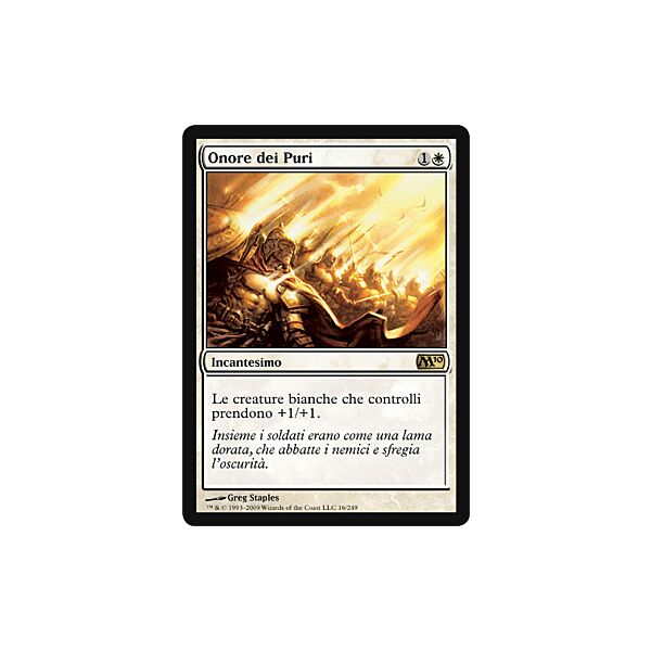 016 / 249 Onore dei Puri rara (IT) -NEAR MINT-