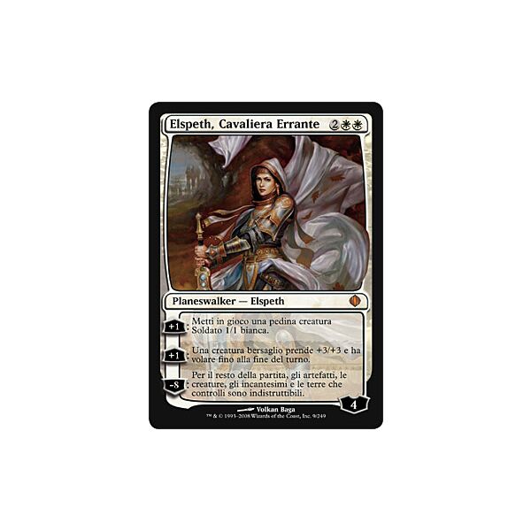 009 / 249 Elspeth, Cavaliera Errante rara mitica (IT) -NEAR MINT-