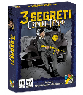 3 Segreti - Crimini nel Tempo: Gioco di Investigazione Cooperativo per 2-8 Giocatori, Avventura di Deduzione, 15 Minuti di Diver