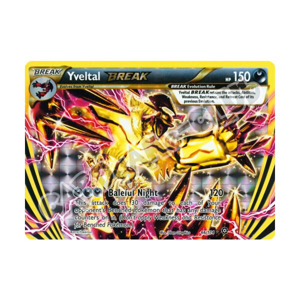 066 / 114 Yveltal BREAK rara BREAK foil (EN) -NEAR MINT-