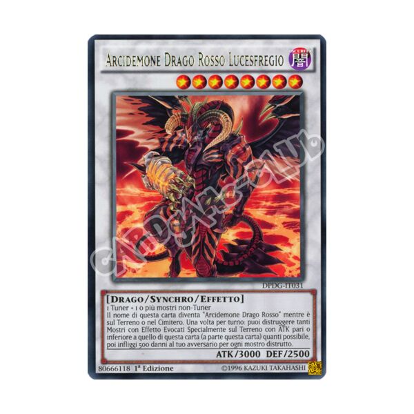 DPDG-IT031 Arcidemone Drago Rosso Lucesfregio rara 1a edizione (IT) -NEAR MINT-
