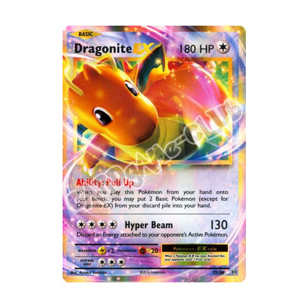 072 / 108 Dragonite EX rara EX foil (EN) -NEAR MINT-