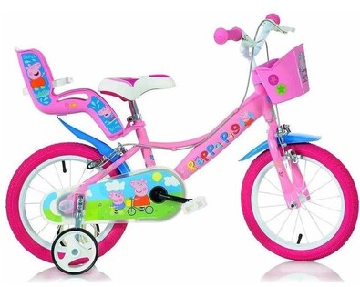 Dino Bikes - Bicicletta per bambini 14" 144RPGS - Peppa Pig