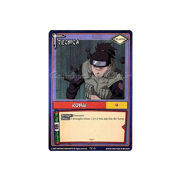 TE01 Kunai comune -NEAR MINT-