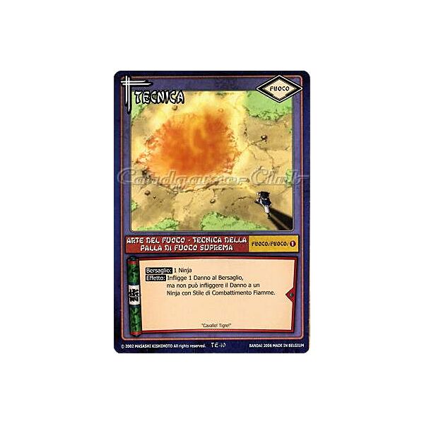 TE10 Arte del fuoco-Tecnica della palla di fuoco suprema comune -NEAR MINT-