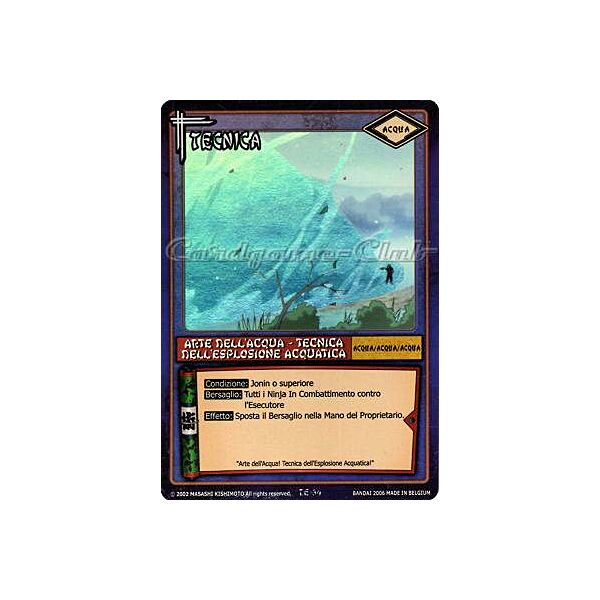 TE34 Arte dell'acqua-Tecnica dell'esplosione acquatica rara foil -NEAR MINT-