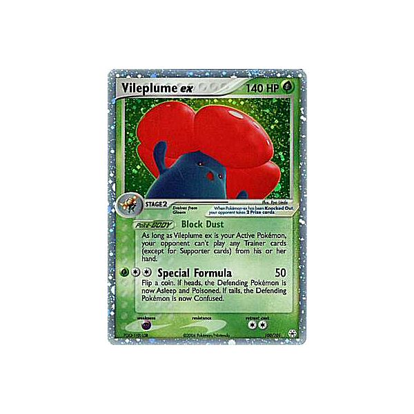 100 / 101 Vileplume EX rara ex foil (EN) -NEAR MINT-