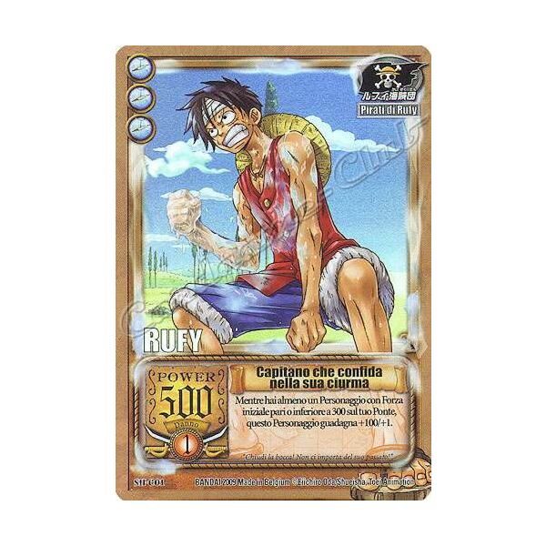 SH-C01 Capitano che Confida nella sua Ciurma rara foil -NEAR MINT-