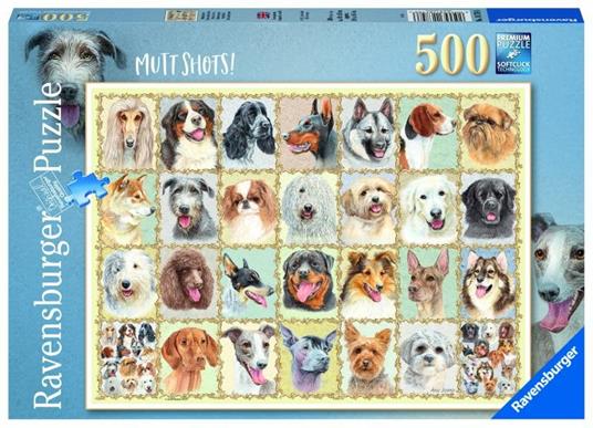 16758 Puzzle 500 pezzi - Ritratti di cani