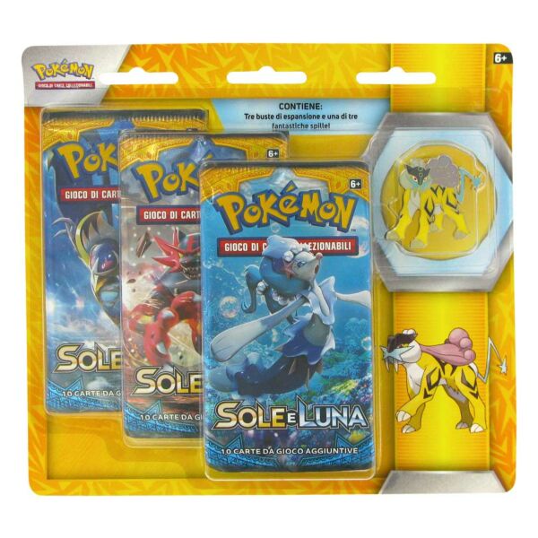 Legendary Beasts Collector's Pin 3- Pack Raikou (IT)