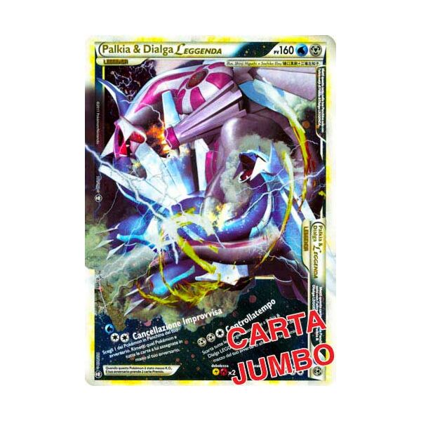 102 / 102 Palkia & Dialga Leggenda JUMBO foil (IT) -NEAR MINT-