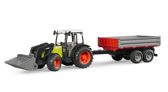 BRUDER 02112 Trattore CLAAS Nectis 267 F con binario di raccordo e caricatore frontale