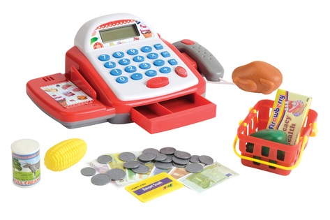 Registratore di cassa per bambini con accessori