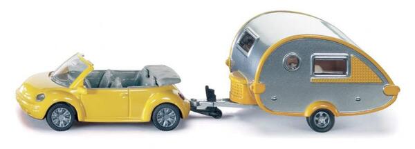 SIKU Blister - auto con roulotte