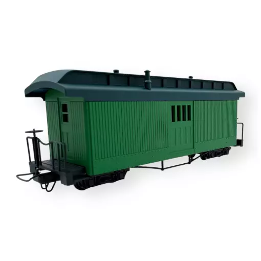 Voiture postale de Fiddletown et Copperopolis, verte, sans lettres - Minitrains 5174 - HOe 1/87 - 2R