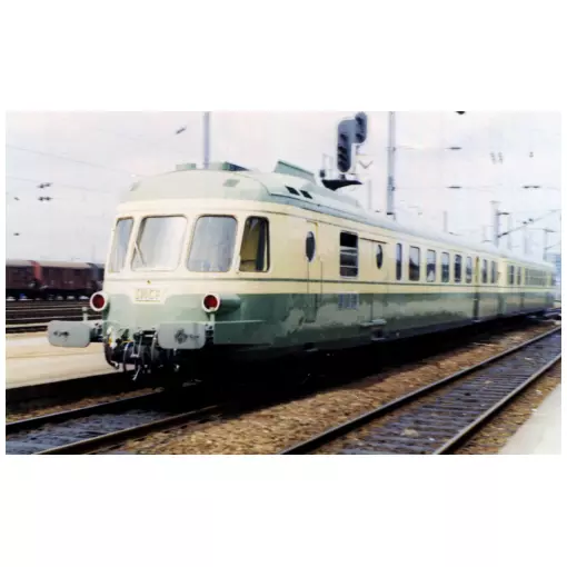 Automotrice diesel RGP I con rimorchio - JOUEF HJ2462S - SNCF - HO 1/87 - EP IV - 2R - DCC SON