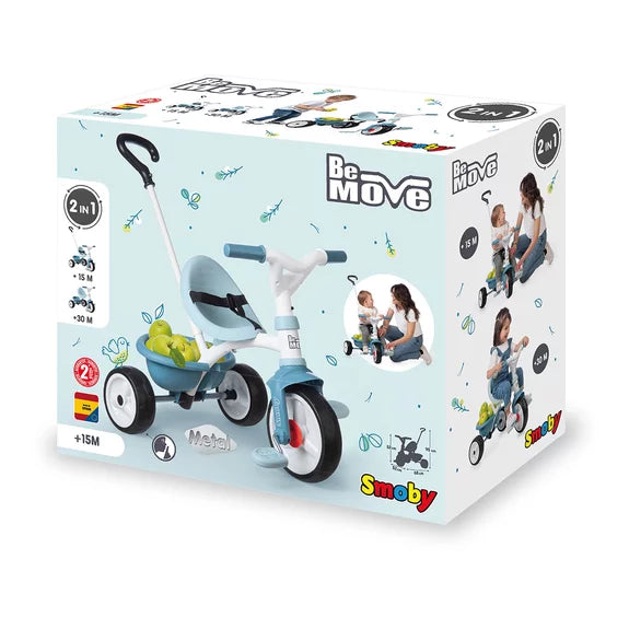 Triciclo con ruote silenziose Blu