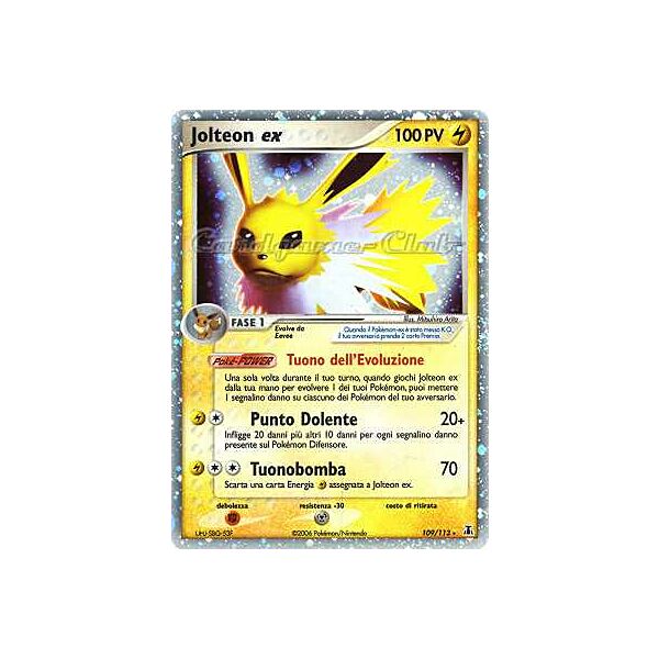109 / 113 Jolteon EX rara ex foil (IT) -NEAR MINT-