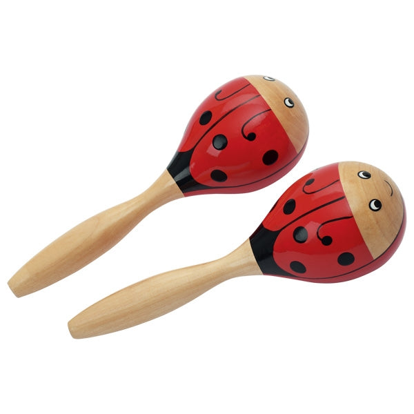 Maracas Coccinella in legno - Goki - Art. 61917