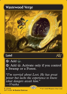 Wastewood Verge Aetherdrift      Foil