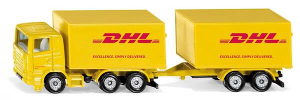SIKU Blister - Camion DHL con rimorchio