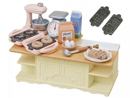 Sylvanian Families Mobili - isola cucina con accessori