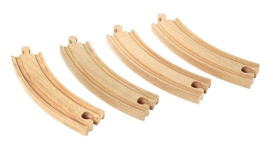 Brio Curve lunghe, 170 mm, 4 pz