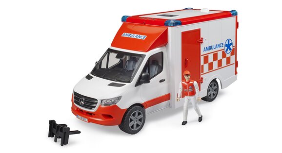Ambulanza Bruder MB Sprinter con autista