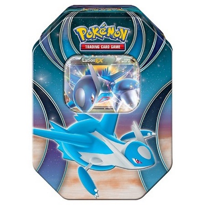 Pokemon Tin da collezione Poteri Eccelsi Latios EX Mazzo Deck Box Metallo