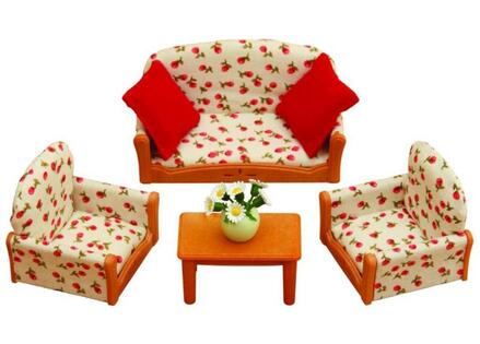 Sylvanian Families Furniture - divano con tavolo