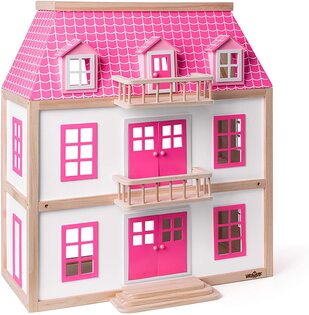 Woody Dollhouse Villa Wisteria