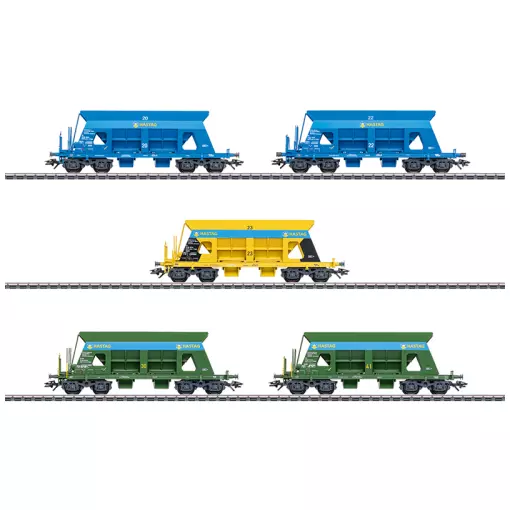 Coffret de wagons à déchargement automatique "HASTAG" - Märklin 46336 - HO 1/87 - EP VI - 3R
