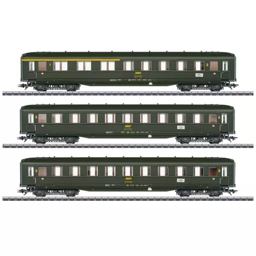 Coffret de voitures voyageurs - Märklin 43230 - HO 1/87 - SNCF - Ep IV - 3R