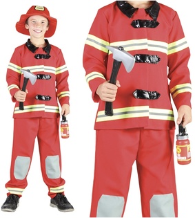 Costume da pompiere 130-140 cm