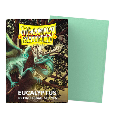 100 Sleeves Dragon Shield Standard DUAL MATTE EUCALYPTUS Bustine Protettive