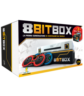 8Bit Box - Gioco da Tavolo Nostalgico per 3-6 Giocatori, Rivivi i Videogiochi degli Anni '80 con 3 Iconici Giochi!