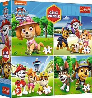 Trefl Puzzle 4v1 – Paw Patrol