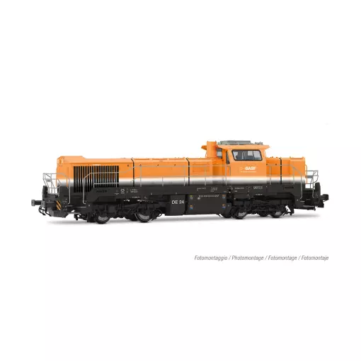 Locomotive diesel-électrique Vossloh DE 18 "BASF" - Rivarissi HR2988S - HO 1/87 - EP VI - DCC Son