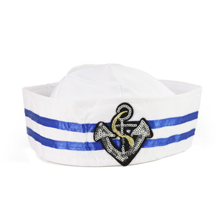 Cappello da marinaio bianco per bambino