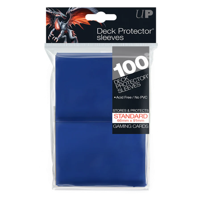 100 Sleeves Ultra Pro STANDARD BLUE Pro Gloss Bustine Blue