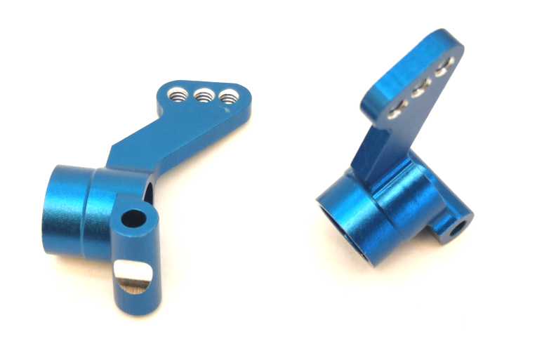 AB4022 - GPM BLU ALLOY REAR KNUCKLE ARMS - 1PR PER ASSOCIATED B4