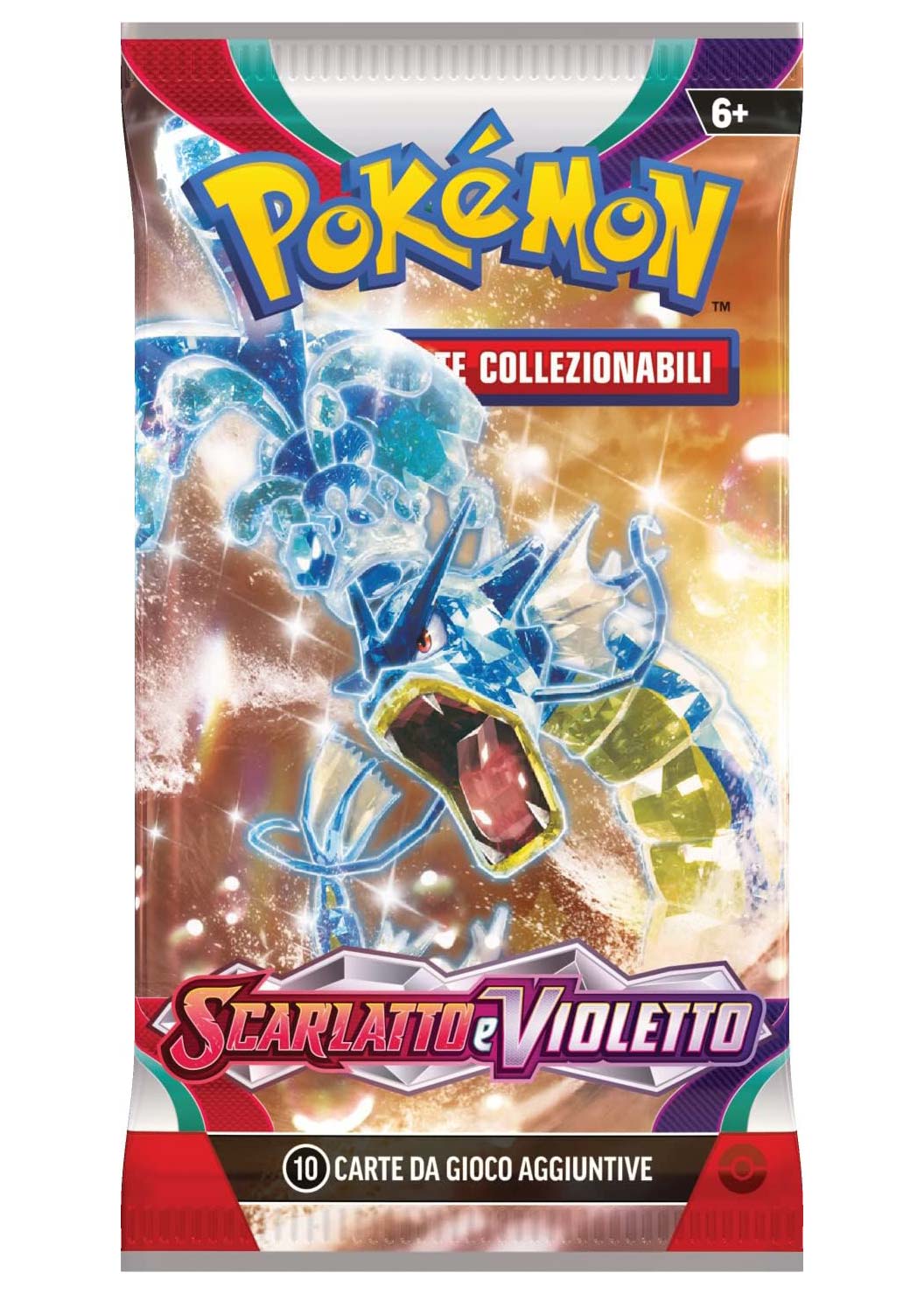 Bustina Scarlatto e Violetto - ITA - Artwork Casuale - 10 Carte POKEMON