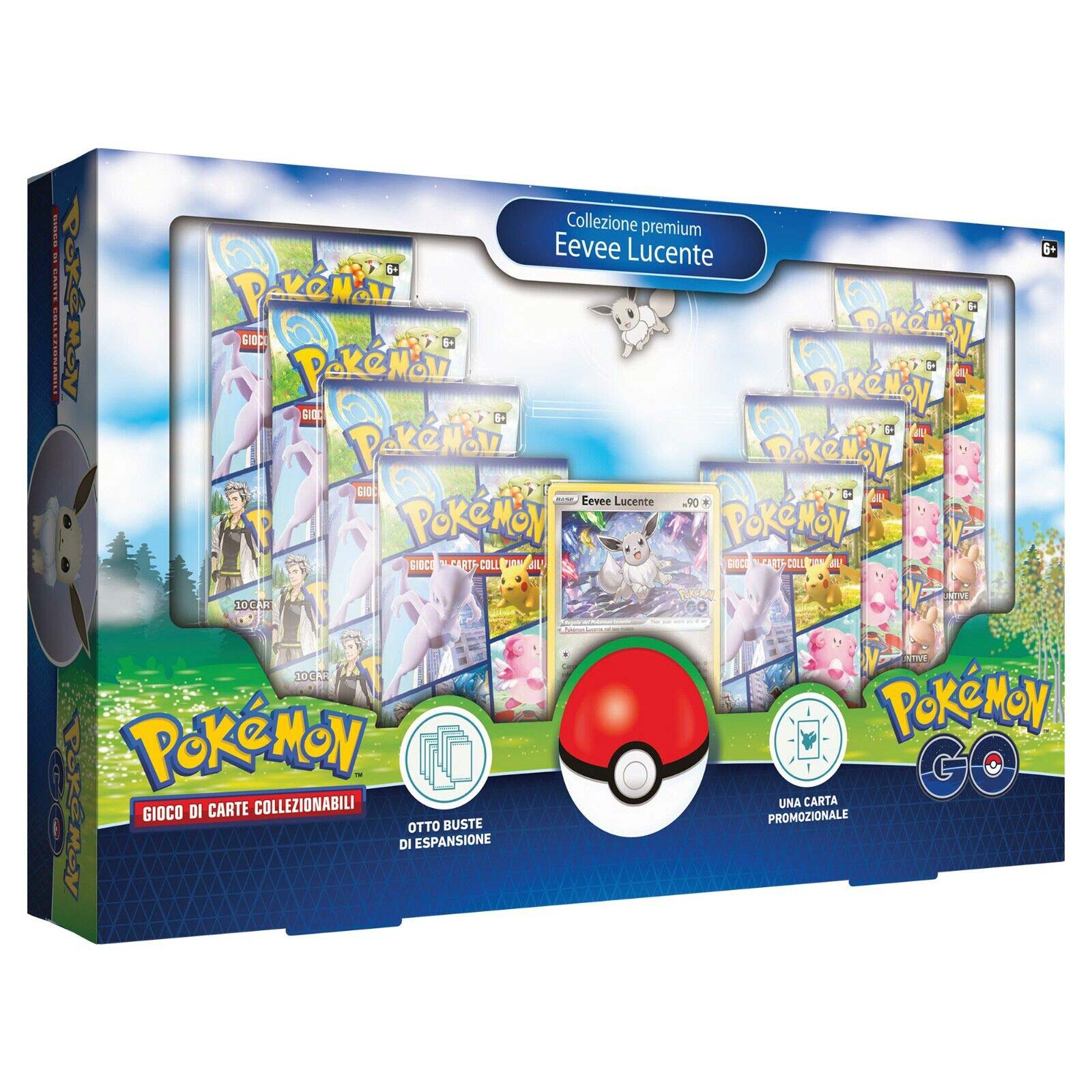 Collezione Premium Eevee Lucente - Spada e Scudo - Pokemon GO - ITA