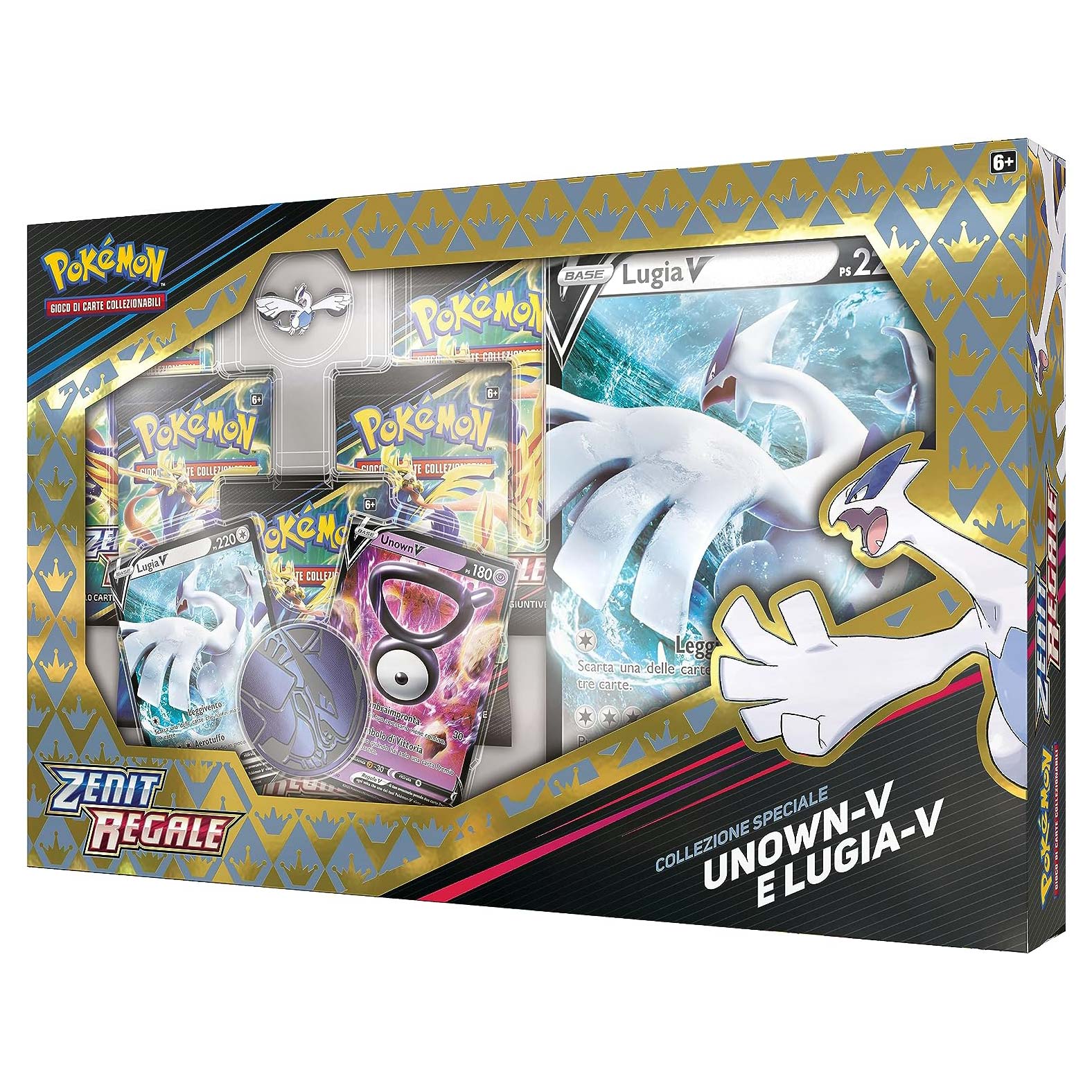 Collezione Speciale Unown V e Lugia V - Spada e Scudo - Zenit Regale - ITA