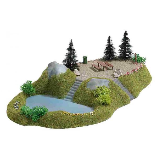 Busch - See Mit Rastplatz H0 (Bu3109)