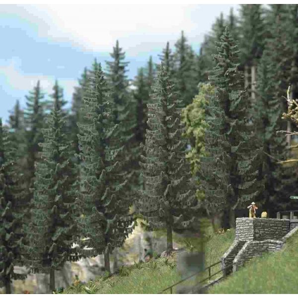 Busch - 2 Fichten 70 Mm H0 (Bu6132)