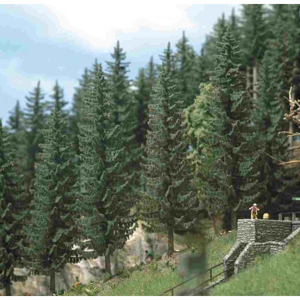 Busch - 2 Fichten 170/195 Mm H0 (Bu6134)