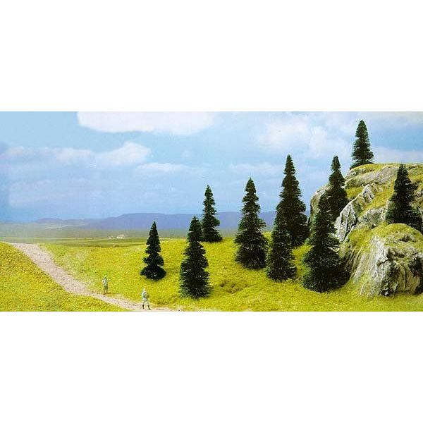 Busch - 10 Stecktannen H0 (Bu6405)