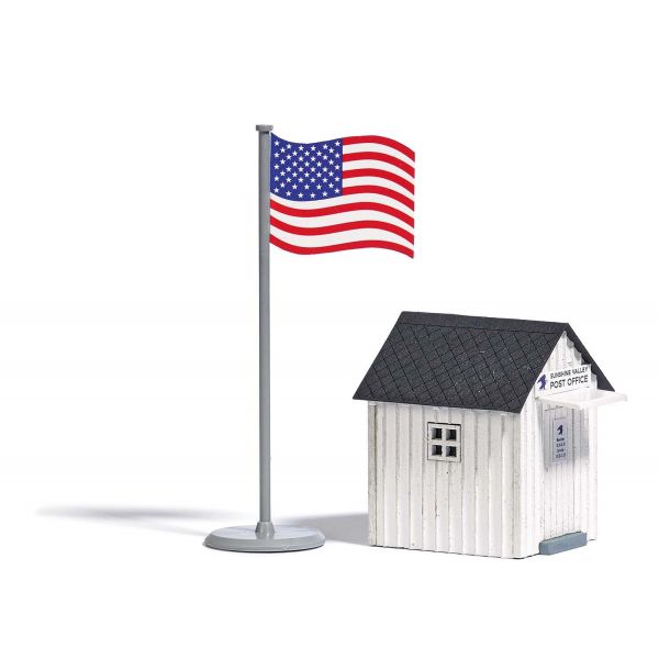 Busch - Us Poststation H0 (7/19) * (Bu9729)