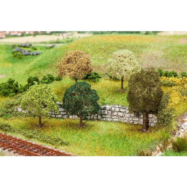 Faller - 5 PREMIUM Trees, small, assorted